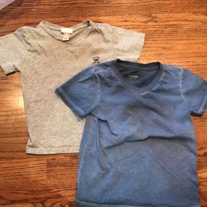 Two solid boys tees